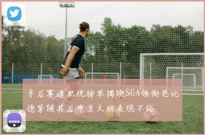 季后赛造犯规榜单揭晓SGA领衔恩比德紧随其后申京文班表现不俗